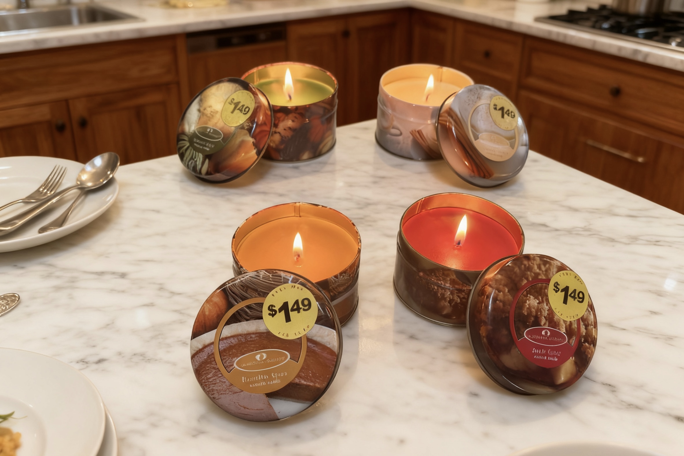 Printed Tin Candle (100g wax fill)